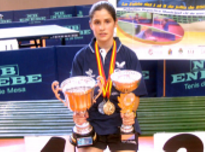 Paula Bueno consigue seis medallas en el 55&ordm; Campeonato de Andaluc&iacute;a de Tenis de Mesa